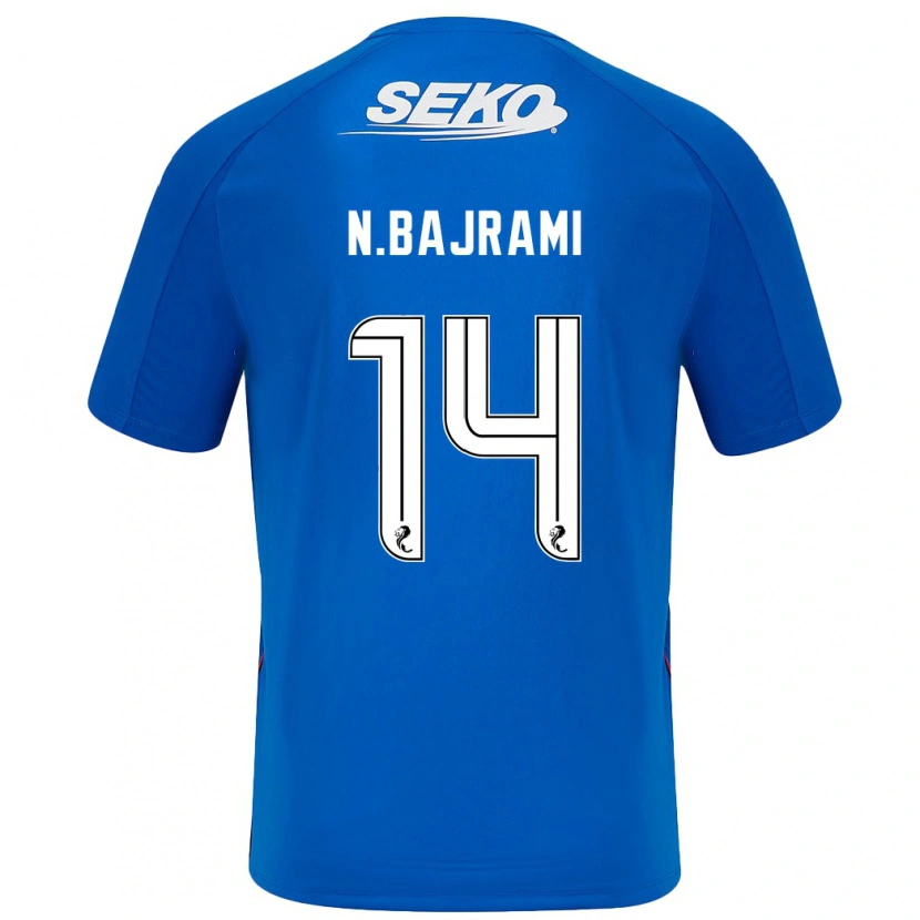 Danxen Bambino Maglia Nedim Bajrami #14 Blu Scuro Kit Gara Home 2024/25 Maglietta