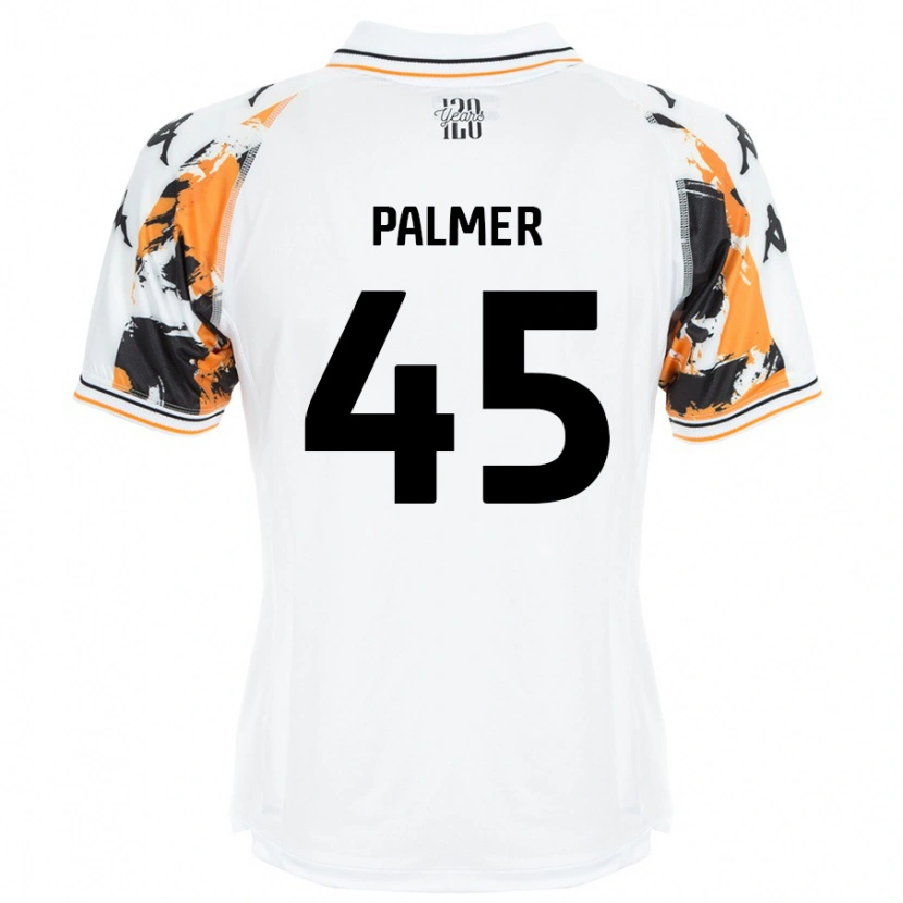 Danxen Bambino Maglia Kasey Palmer #45 Bianco Kit Gara Away 2024/25 Maglietta