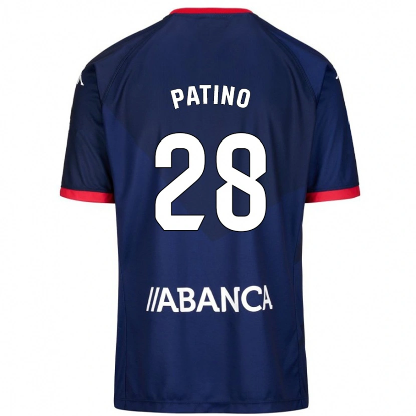 Danxen Uomo Maglia Charlie Patino #28 Blu Navy Kit Gara Away 2024/25 Maglietta
