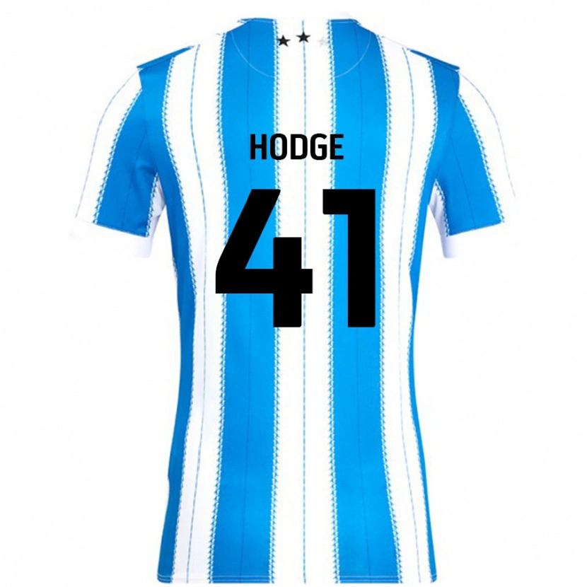 Danxen Uomo Maglia Joe Hodge #41 Blu Bianco Kit Gara Home 2024/25 Maglietta