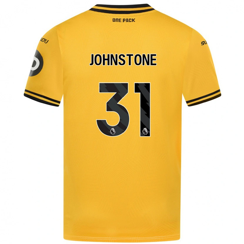 Danxen Uomo Maglia Sam Johnstone #31 Giallo Kit Gara Home 2024/25 Maglietta