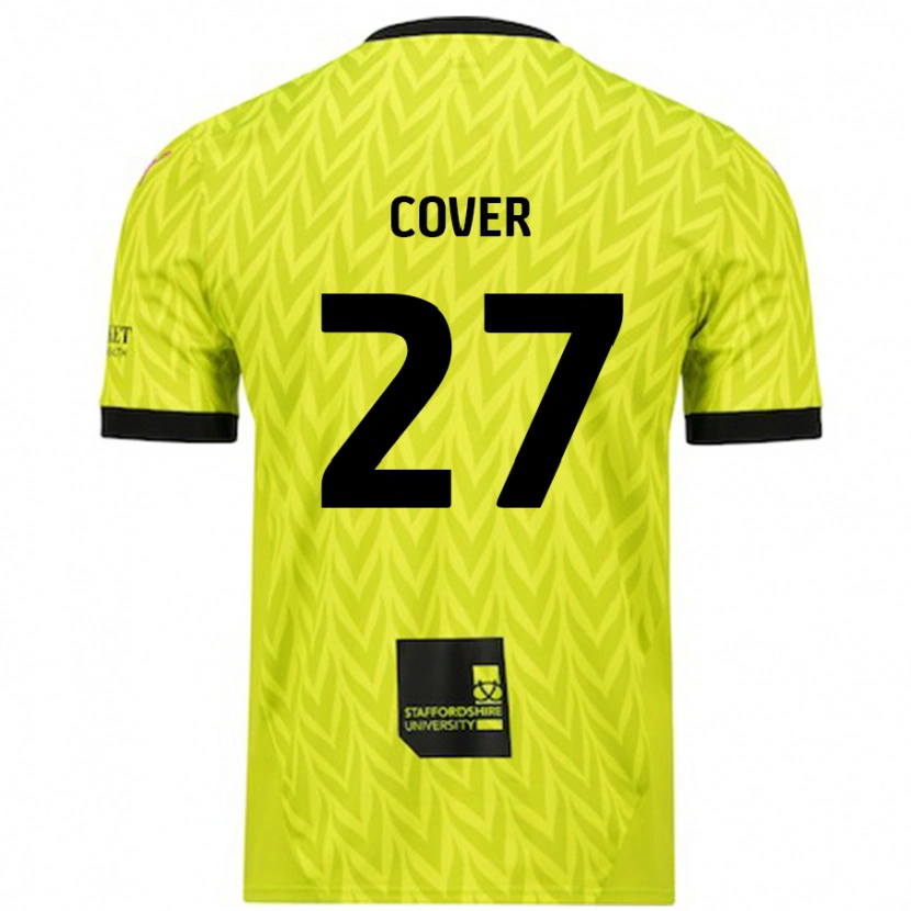 Danxen Uomo Maglia Brandon Cover #27 Verde Fluorescente Kit Gara Away 2024/25 Maglietta