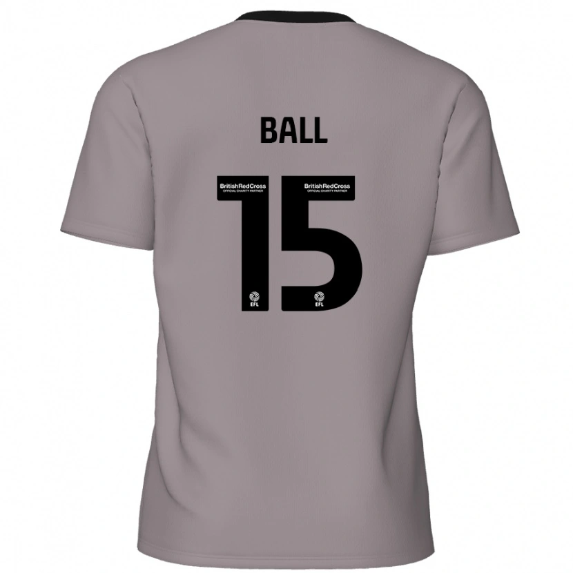 Danxen Uomo Maglia Dominic Ball #15 Grigio Kit Gara Away 2024/25 Maglietta