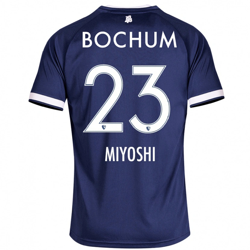 Danxen Uomo Maglia Koji Miyoshi #23 Blu Scuro Kit Gara Home 2024/25 Maglietta
