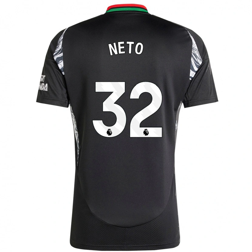 Danxen Uomo Maglia Neto #32 Nero Kit Gara Away 2024/25 Maglietta