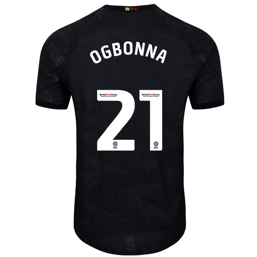 Danxen Donna Maglia Angelo Ogbonna #21 Nero Bianco Kit Gara Away 2024/25 Maglietta