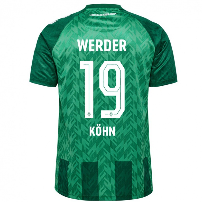 Danxen Donna Maglia Derrick Köhn #19 Verde Kit Gara Home 2024/25 Maglietta