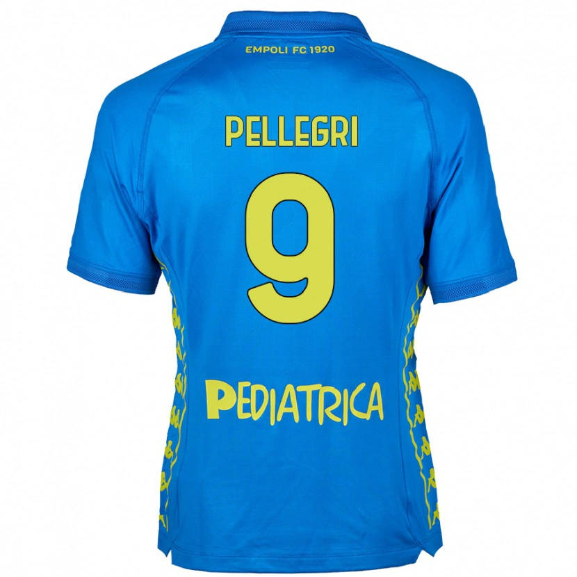 Danxen Donna Maglia Pietro Pellegri #9 Blu Kit Gara Home 2024/25 Maglietta