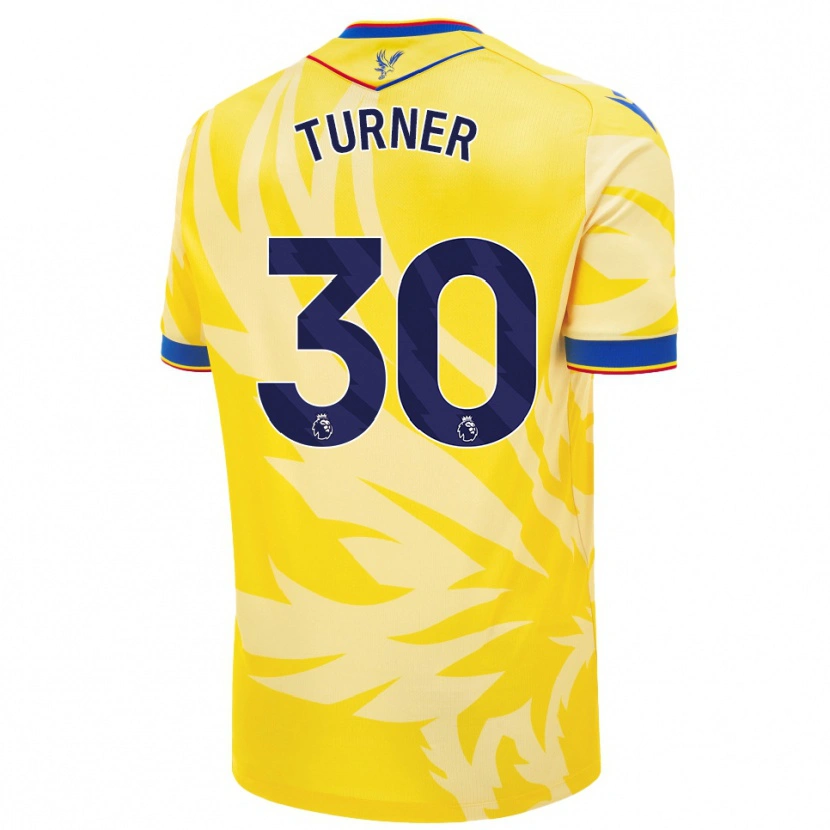 Danxen Donna Maglia Matt Turner #30 Giallo Kit Gara Away 2024/25 Maglietta