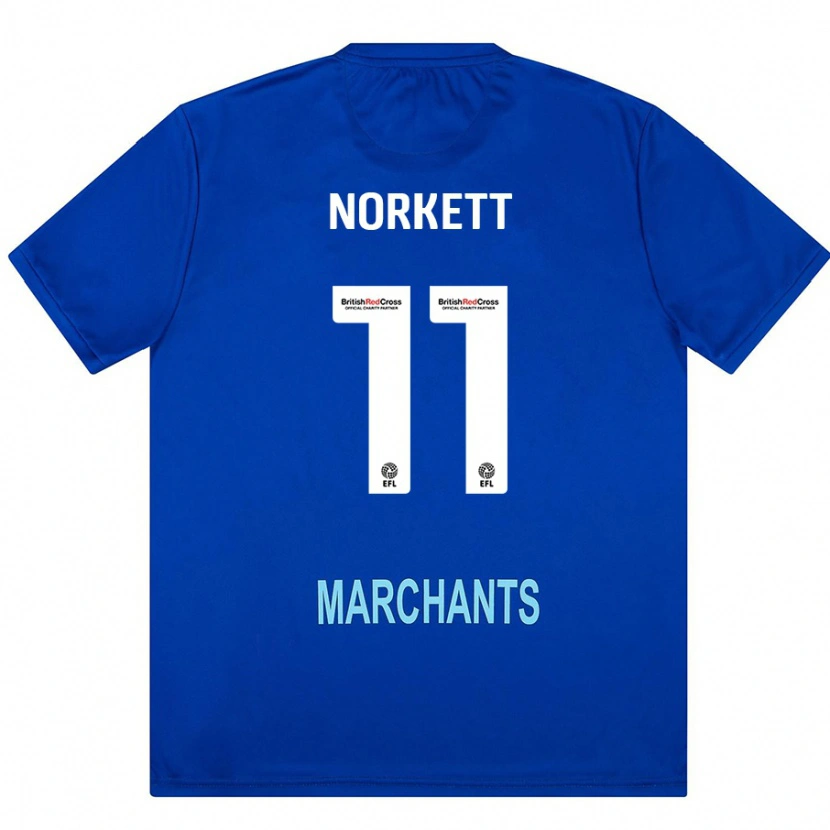 Danxen Donna Maglia Manni Norkett #11 Verde Kit Gara Away 2024/25 Maglietta
