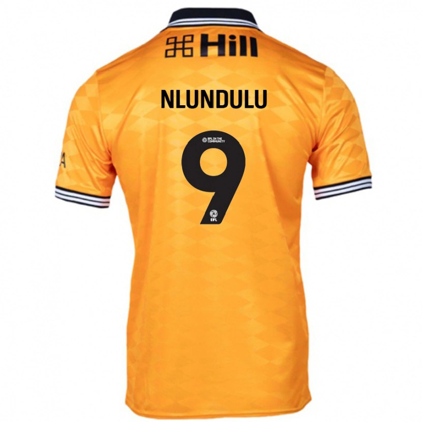 Danxen Donna Maglia Dan Nlundulu #9 Arancione Kit Gara Home 2024/25 Maglietta