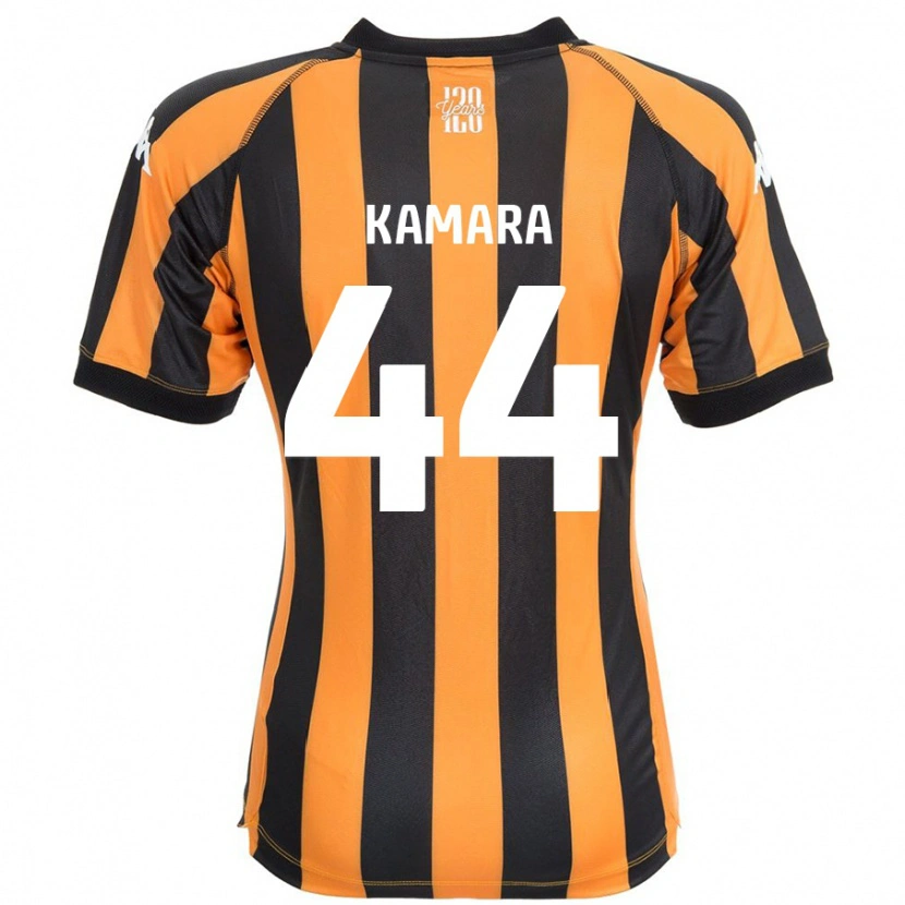Danxen Donna Maglia Abu Kamara #44 Nero Ambra Kit Gara Home 2024/25 Maglietta