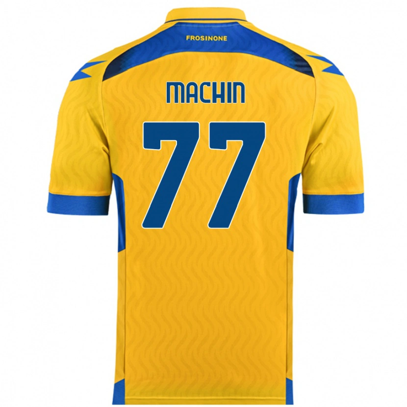 Danxen Donna Maglia José Machín #77 Giallo Kit Gara Home 2024/25 Maglietta